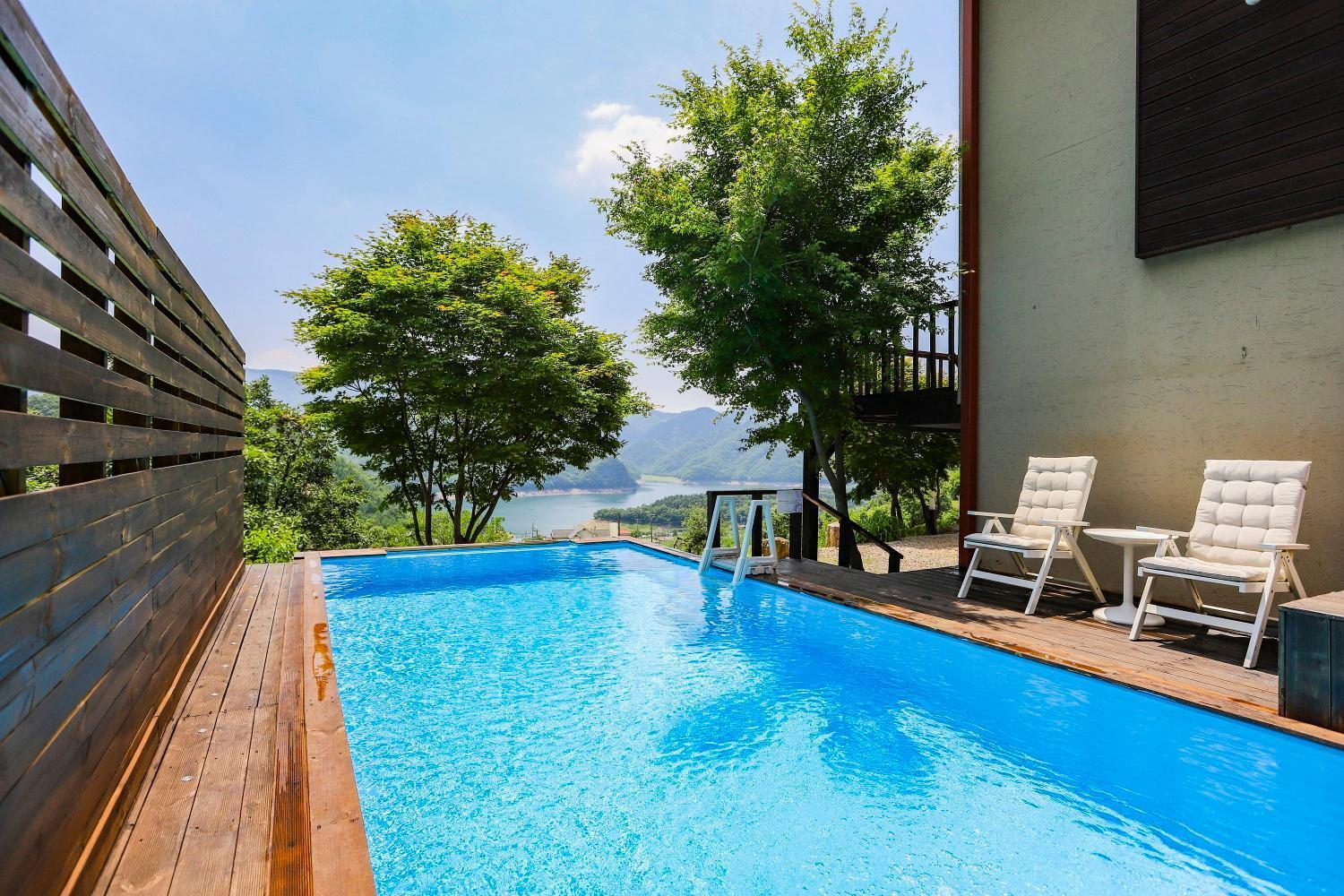 Penatess Pool Villa Chungju Esterno foto